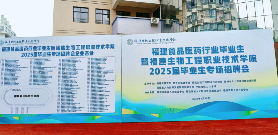 我校成功举办福建食品医药行业毕业生暨8040威尼斯2025届毕业生专场招聘会